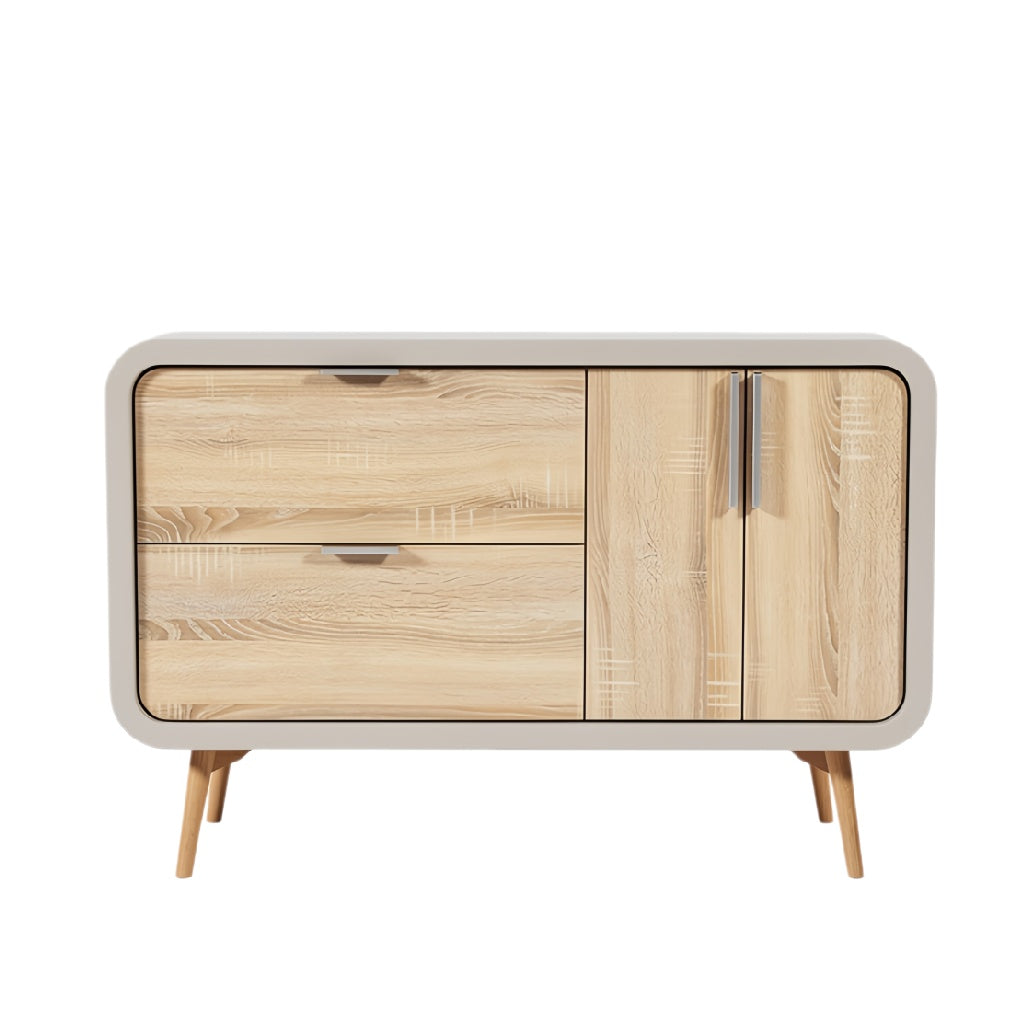 Moderne Dressoir in Hout met Gelaagd Design